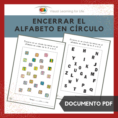Encerrar el Alfabeto en Círculo
