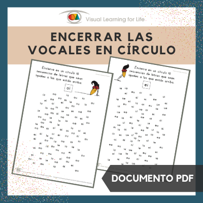 Encerrar las Vocales en Círculos