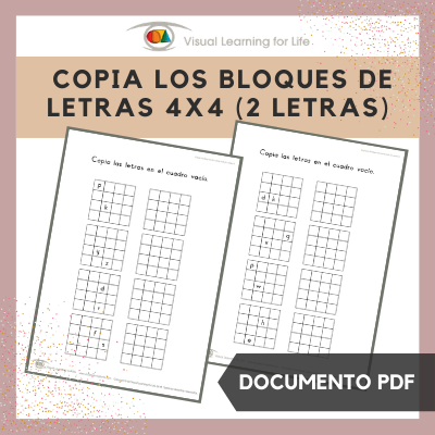 Copia los Bloques de Letras 4x4 (2 Letras)