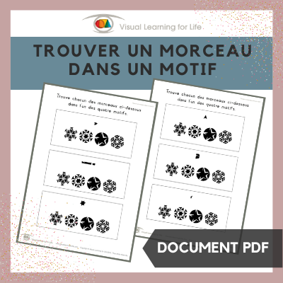 Trouver un morceau dans un motif