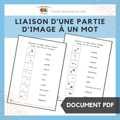 Liaison d’une partie d’image à un mot