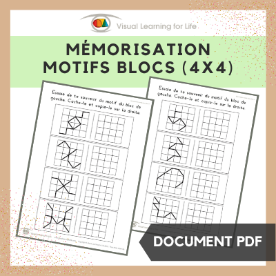 Mémorisation motifs blocs (4x4)