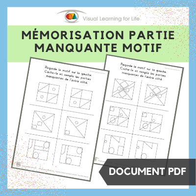 Mémorisation partie manquante motif