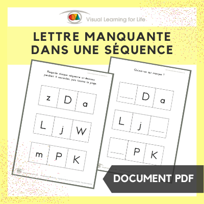 Lettre manquante dans une séquence