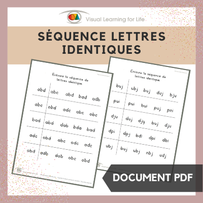 Séquence lettres identiques