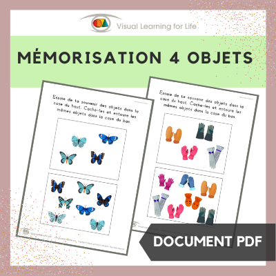 Mémorisation 4 objets