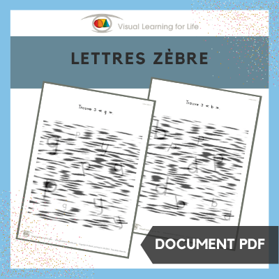 Lettres zèbre
