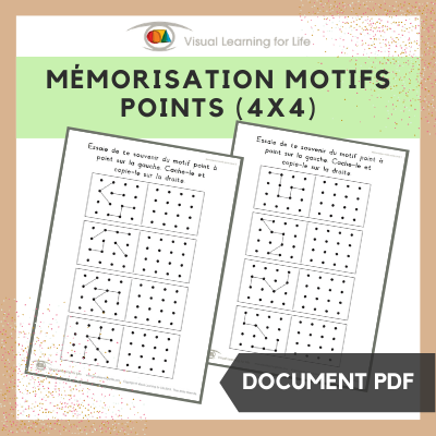Mémorisation motifs points (4x4)​