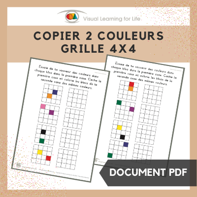 Copier 3 couleurs grille 3x3