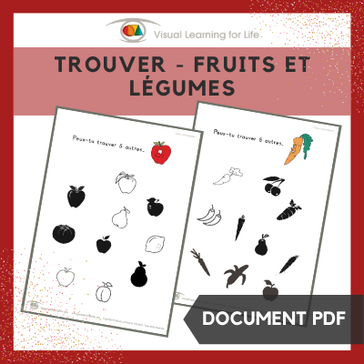 Trouver les fruits et légumes