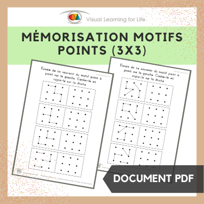 Mémorisation motifs points (3x3)​