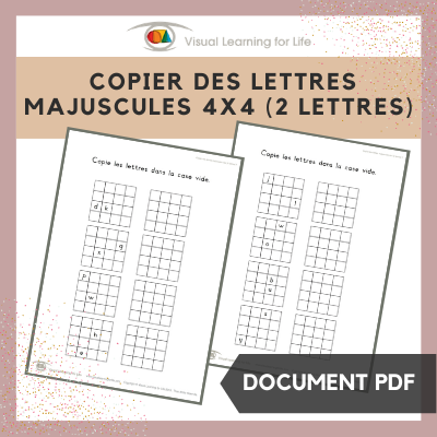 Copier des lettres majuscules 4x4 (2 lettres)