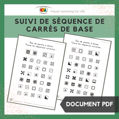 Suivi de séquence de carrés de base