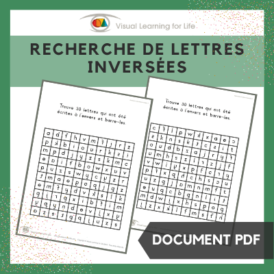Recherche de lettres inversées