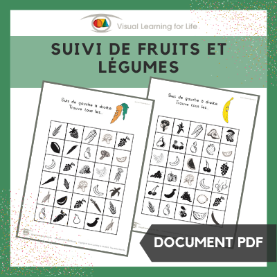 Suivi de fruits et légumes