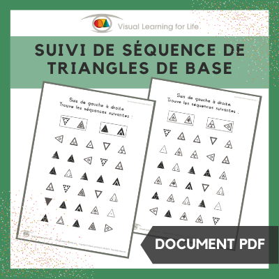 Suivi de séquence de triangles de base