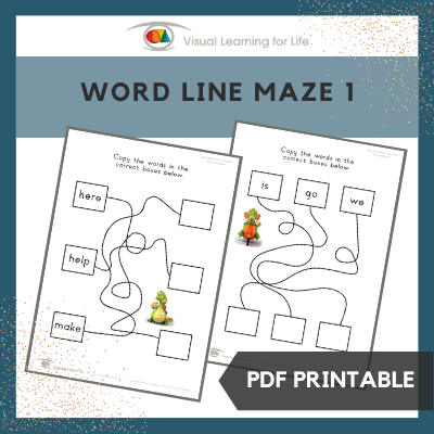 Word Line Maze 1