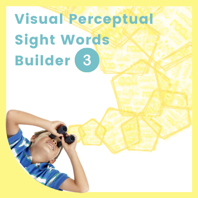 Visual Perceptual SIGHT WORDS Builder 3