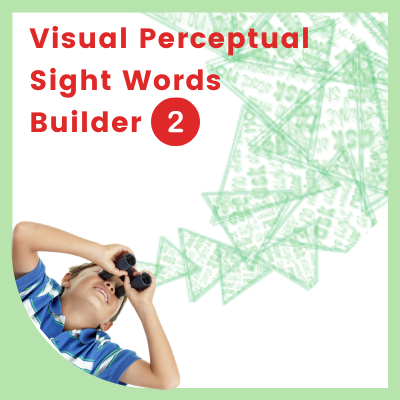 Visual Perceptual SIGHT WORDS Builder 2