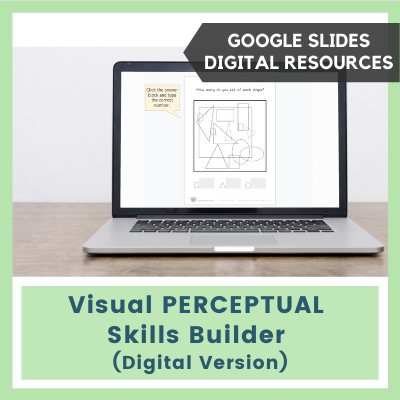 Visual PERCEPTUAL Skills Builder (Google Slides)