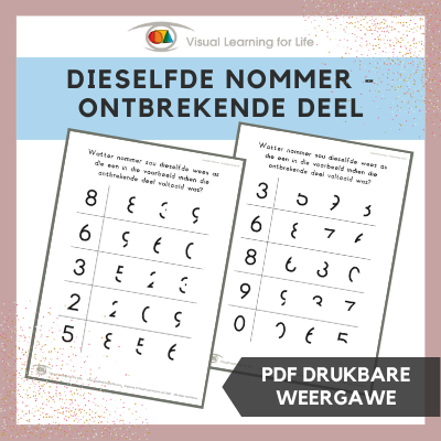 Dieselfde Nommer - Ontbrekende Deel