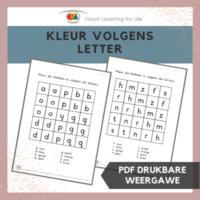 Kleur volgens Letter