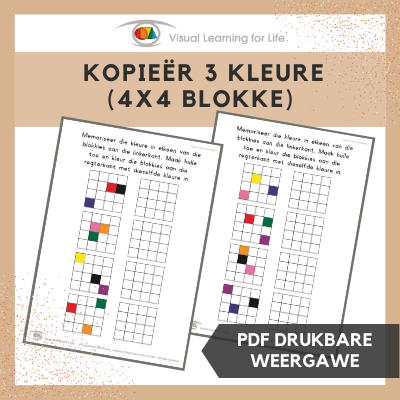 Kopieër 3 Kleure (4x4 Blokke)