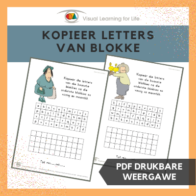 Kopieër Letters van Blokke