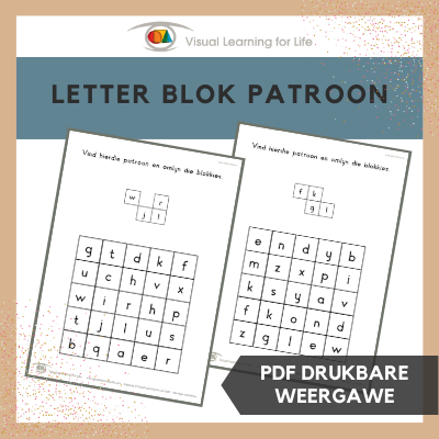 Letter Blok Patroon