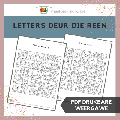 Letters deur die Reën