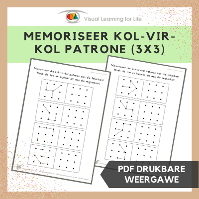 Memoriseer Kol-Vir-Kol Patrone (3x3)