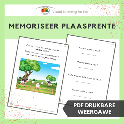 Memoriseer Plaasprente