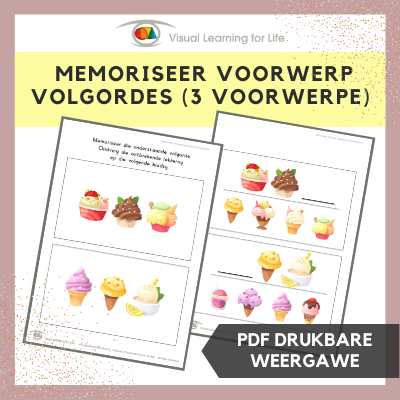 Memoriseer Voorwerp Volgordes (3 Voorwerpe)