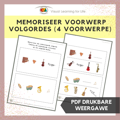 Memoriseer Voorwerp Volgordes (4 Voorwerpe)