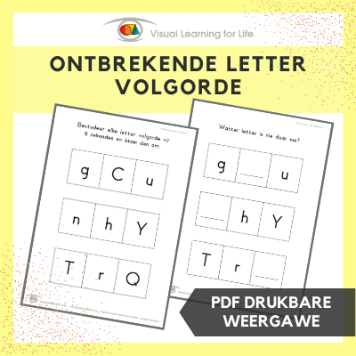 Ontbrekende Letter Volgorde