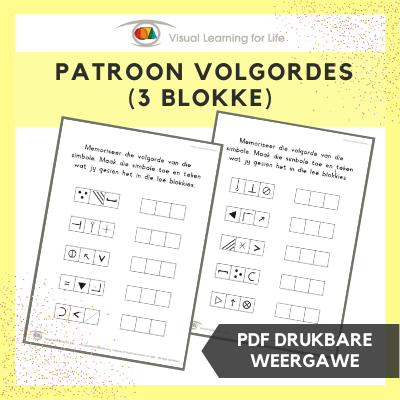 Patroon Volgordes (3 Blokke)