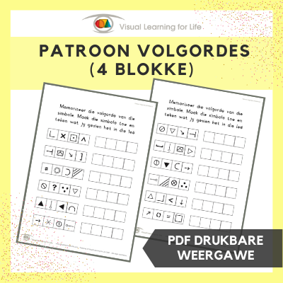Patroon Volgordes (4 Blokke)