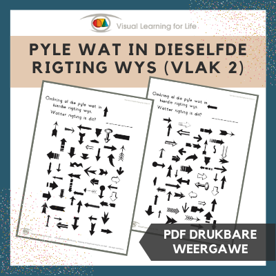 Pyle Wat In Dieselfde Rigting Wys (Vlak 2)