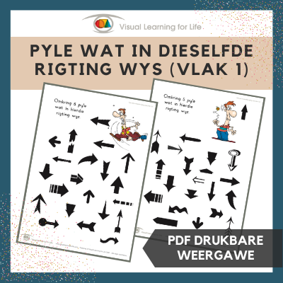 Pyle Wat In Dieselfde Rigting Wys (Vlak 1)