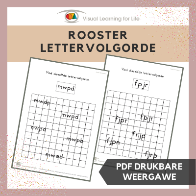 Rooster Lettervolgorde
