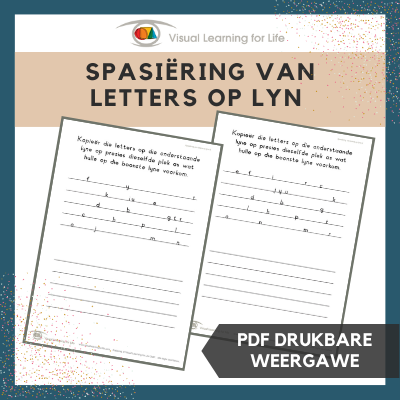 Spasiëring Van Letters Op Lyn