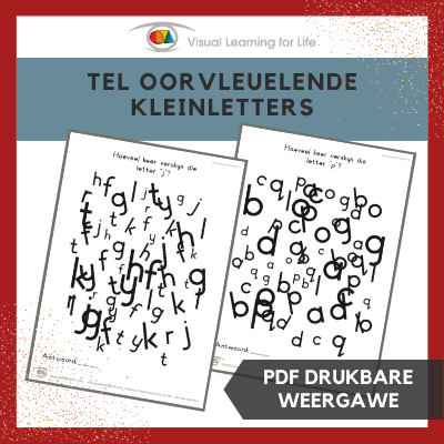 Tel Oorvleuelende Kleinletters