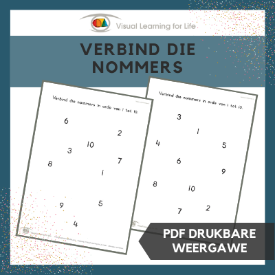 Verbind die Nommers