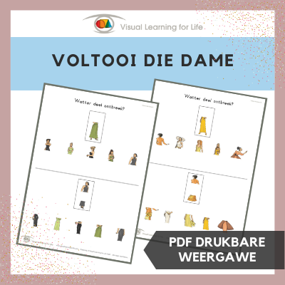 Voltooi die Dame