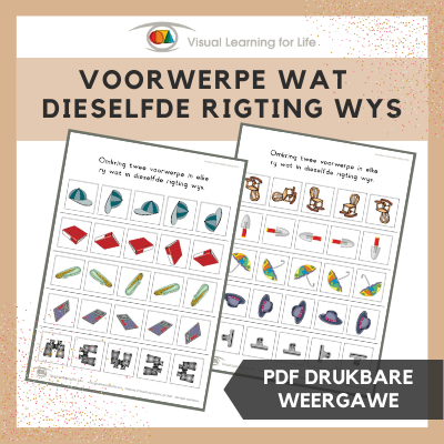 Voorwerpe wat  Dieselfde Rigting Wys