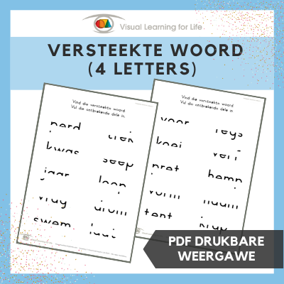 Versteekte Woord (4 Letters)