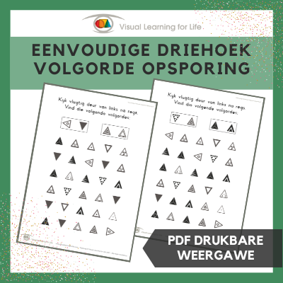 Eenvoudige Driehoek Volgorde Opsporing