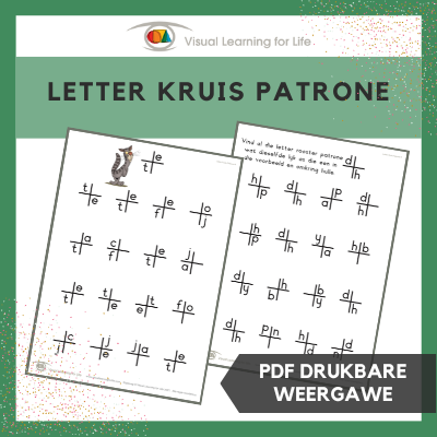 Letter Kruis Patrone