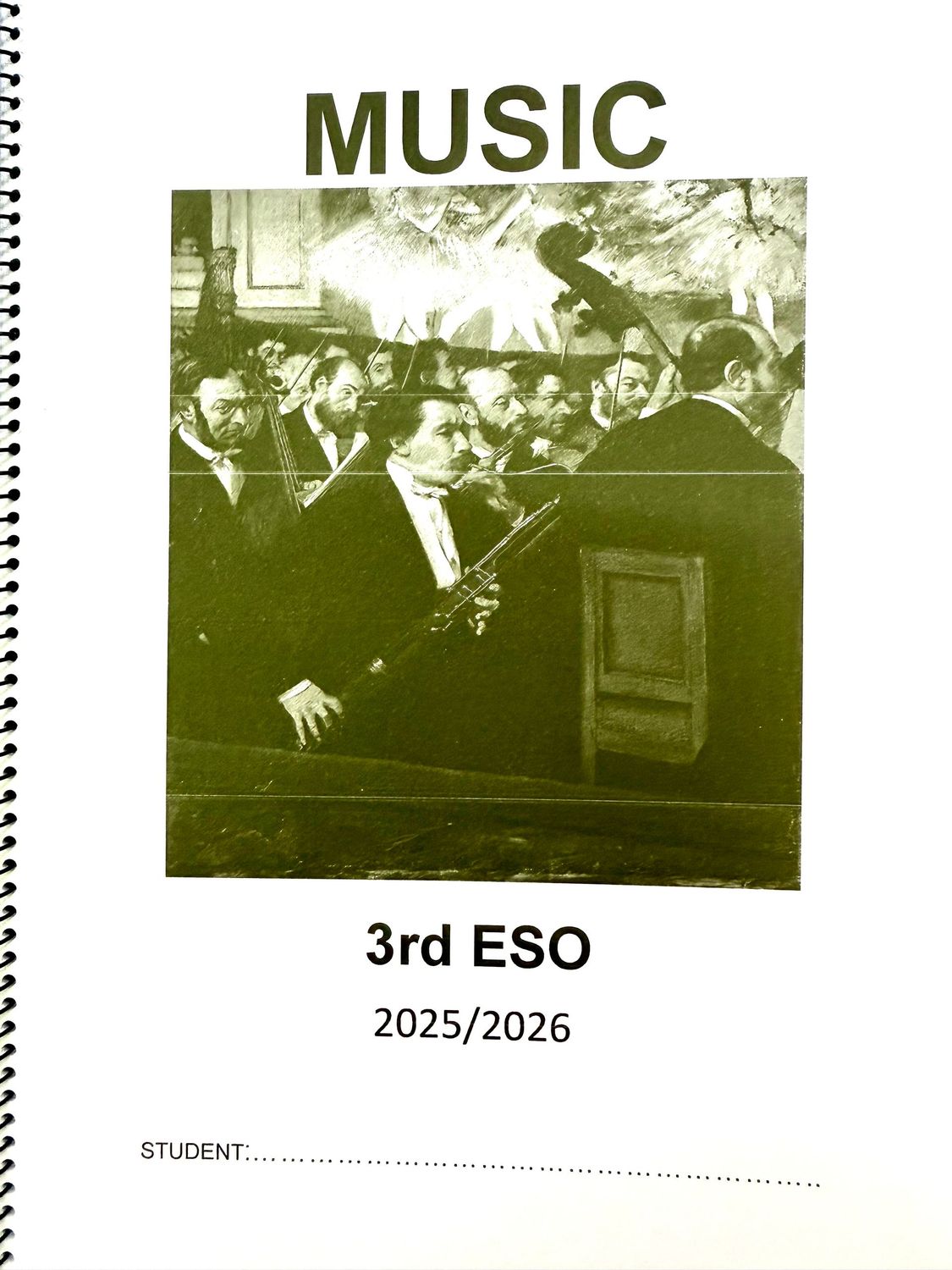MÚSICA 2º y 3º  - Apuntes para BILINGÜISMO-