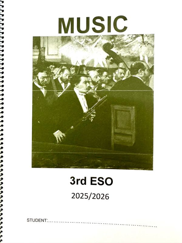 MUSIC 3º  - Apuntes para BILINGÜISMO-